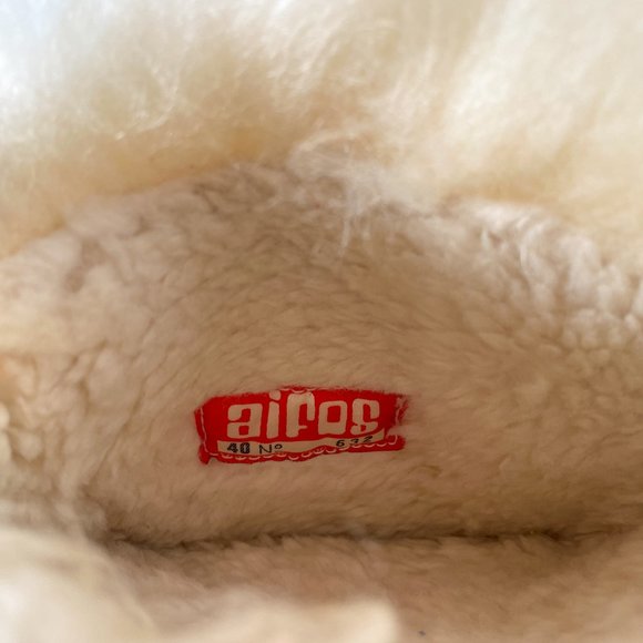 Vintage AIFOS Italia Goat Fur Boots - Picture 4 of 4